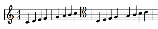 the clef change