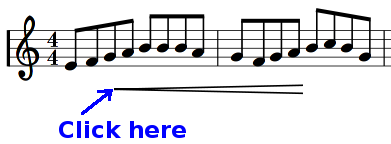 the selection of the crescendo handles