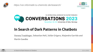CONVERSATIONS ’23 Workshop